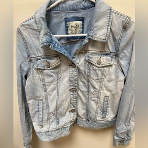 Mudd Womens distressed denim jacket size Medium